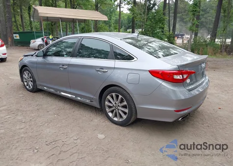 2017 Hyundai Sonata Limited из США, поврежденный, VIN 5NPE34AF8HH549077